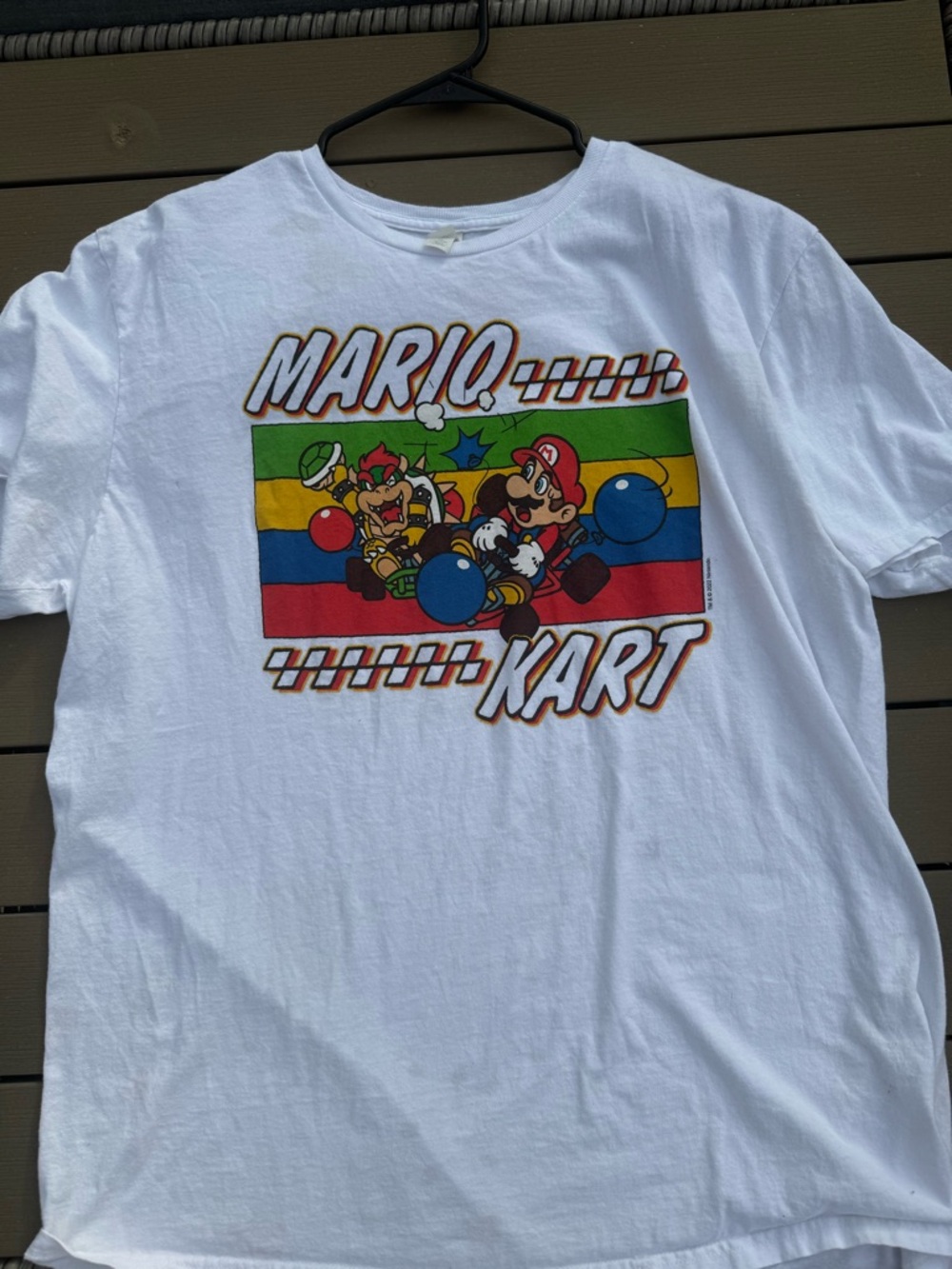 Super Mario Kart Graphic Tee - White